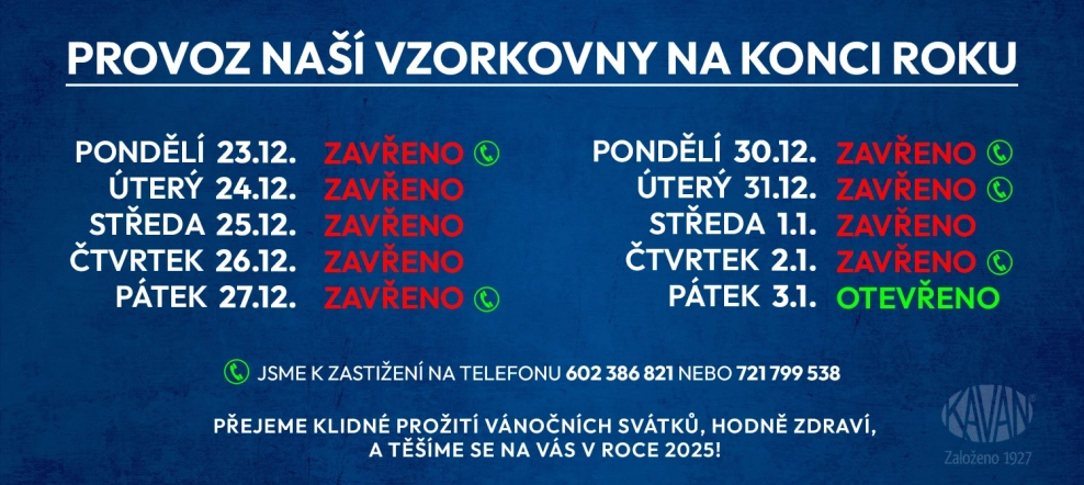 Provoz na konci roku 2024